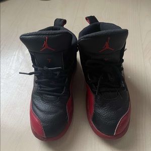 Air Jordan 12 Retro Boys Size 13C Basketball Shoes Sneakers Bred
